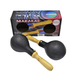 MİTELLO PM-39BK AHŞAP SAPLI PLASTİK SİYAH MARAKAS