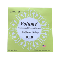VOLUME 110K-SS  PROFESYONEL KISA SAP BAĞLAMA TELİ 0.18