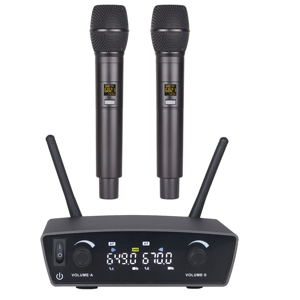 OXİD UHF U-680EE KABLOSUZ EL MİKROFON TELSİZ 2 MİKROFON