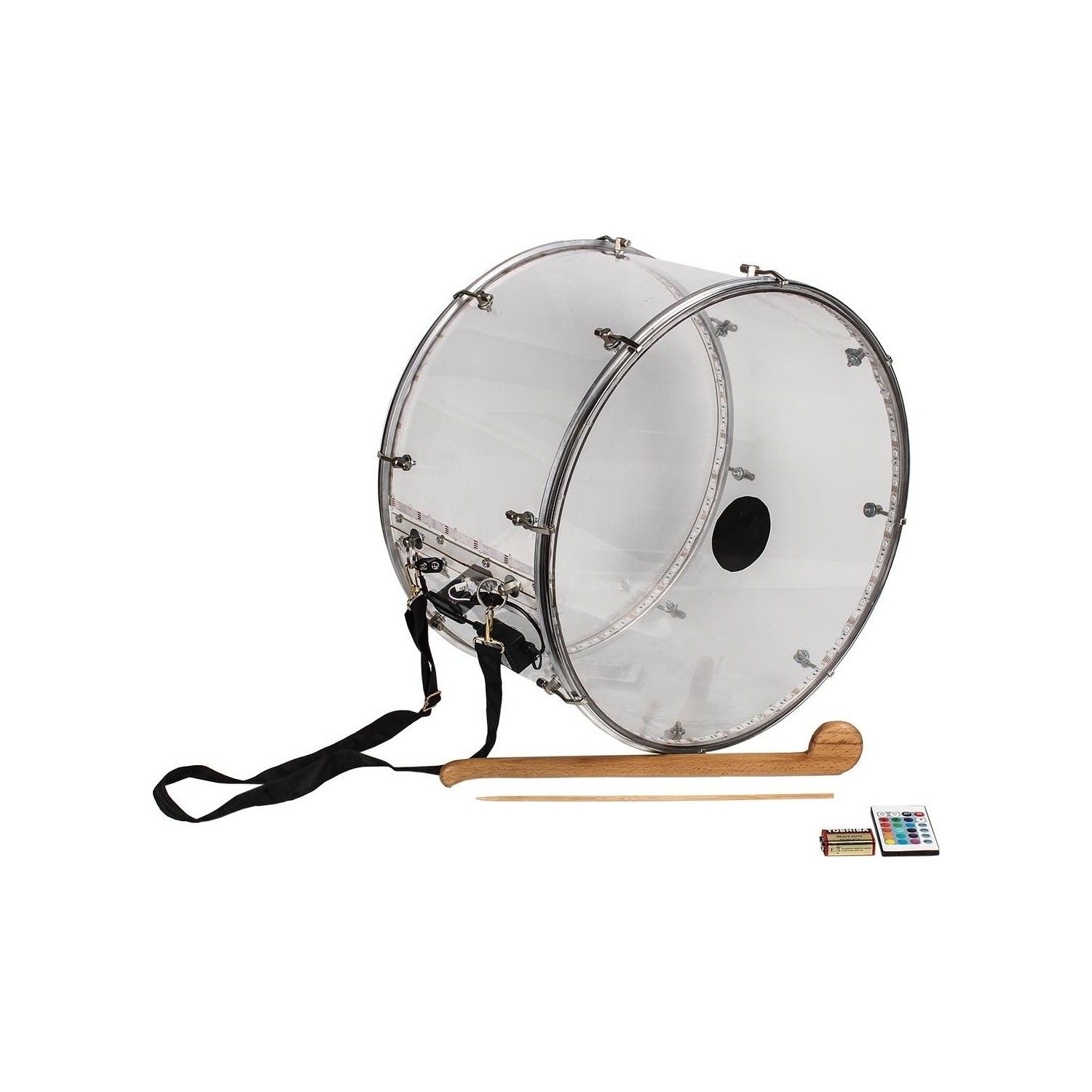 İMECE ŞEFFAF LEDLİ PROFOSYÖNEL DAVUL