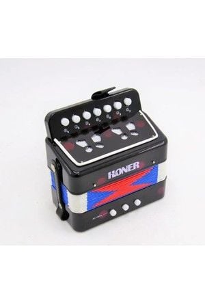 HONER B0703-BK 8 BAS ÇOCUK AKORDİYON SİYAH