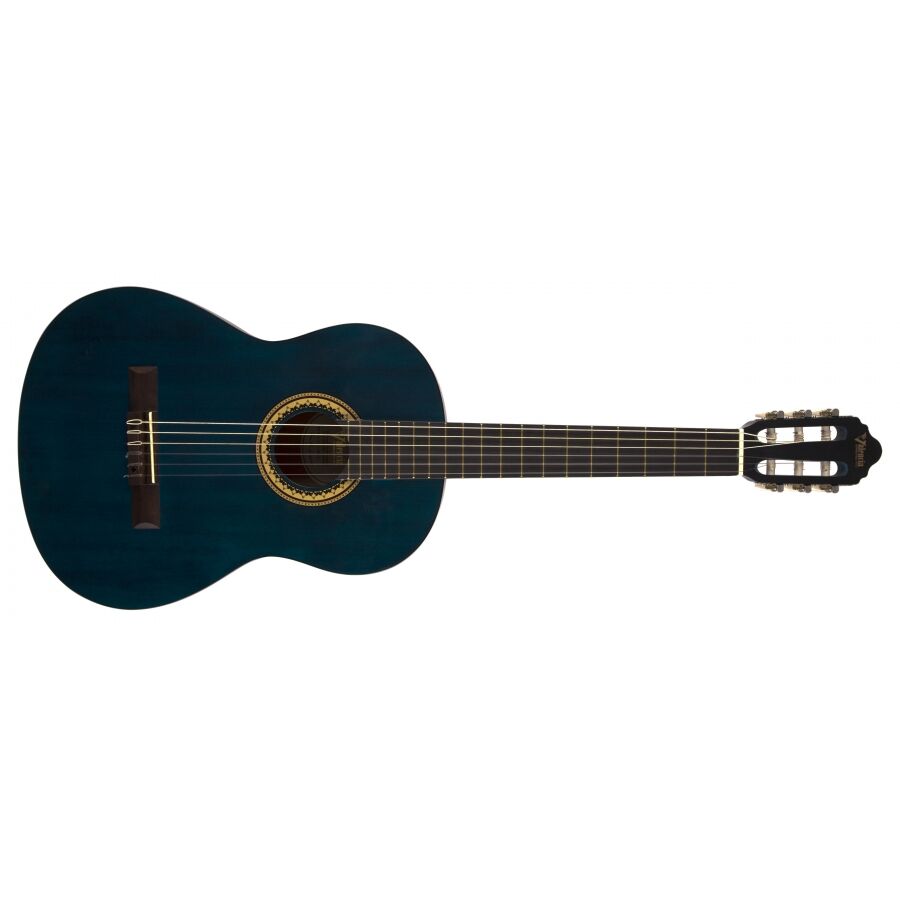 VALENCİA VC204TBU KLASİK GİTAR TRANSPARAN MAVİ