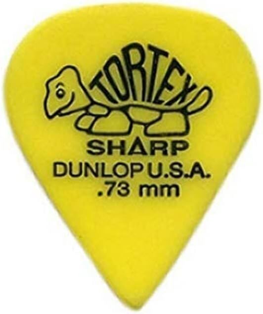 JİM DUNLOP 412P.73 TORTEX SHARP .73 MM SARI PENA
