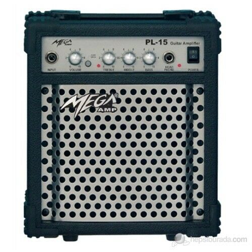 MEGA PL15TI CE GİTAR ANFİ 15 W ÇİFT GİRİŞLİ