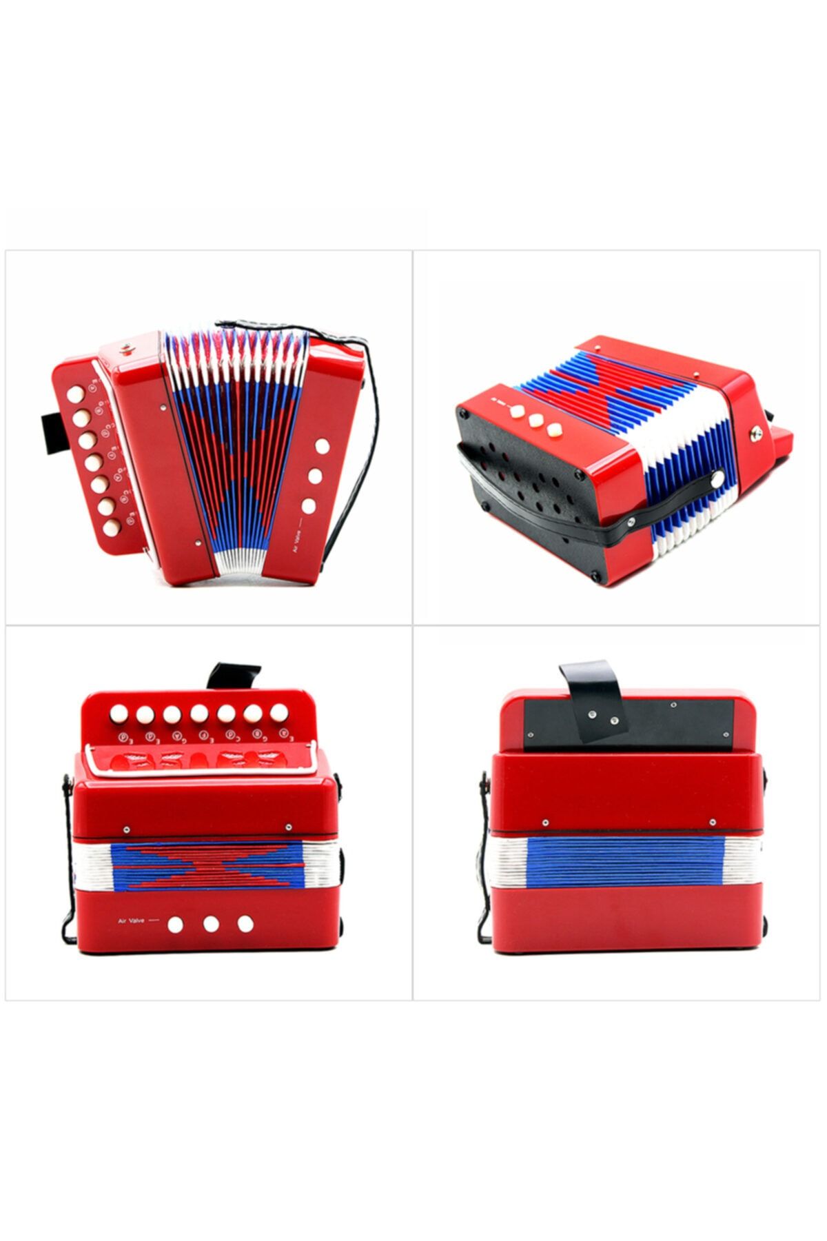 HONER B0703-RD 8 BAS ÇOCUK AKORDİYON KIRMIZI