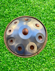 HANG DRUM HP-S09SG İTHAL HANDPAN 9 TONLU STANDLI SİLVER