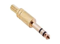 UPTECH KJ31GS 6.3 MM STEREO ERKEK JACK GOLD