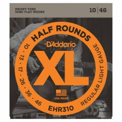 DADDARİO EHR320 HALF ROUNDS SUPER LİGHT TAKIM TEL ELEKTRO GİTAR TELİ 009-042