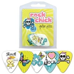 GROVER ALLMAN GR-019 ROCK CHICK PACK2 GİTAR PENA SETİ 5 Lİ