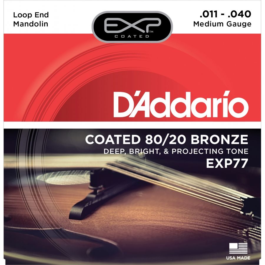DADDARİO EXP77 BRONZE MANDOLİN TAKIM TEL TELİ
