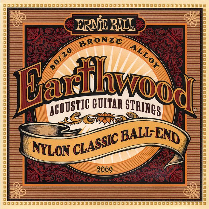 ERNİE BALL P02069 EARTHWOOD 80/20 BRONZE FOLK KLASİK GİTAR TELİ