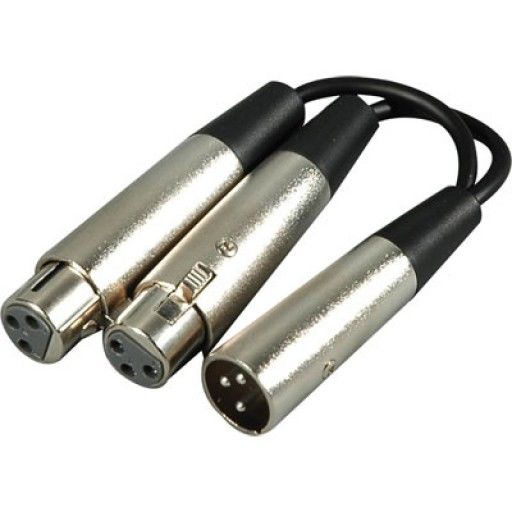 HOSA YXF-119 XLR (M) DUAL XLR (F) Y-MİKROFON KABLO