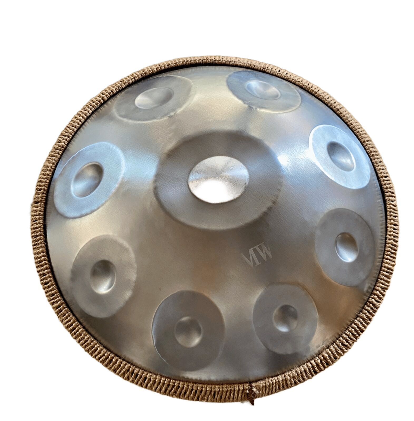 HANG DRUM HP-S09GSL İTHAL HANDPAN 9 TONLU STANDLI SİLVER