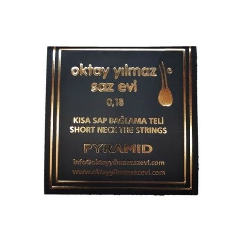 OKTAY YILMAZ SAZ EVİ PYRAMİD 0.18 KISA SAP BAĞLAMA TELİ
