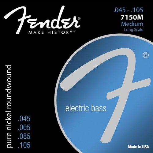 FENDER 7150M BAS GİTAR TELİ MEDİUM 0.45 - 0.105