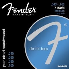 FENDER 7150M BAS GİTAR TELİ MEDİUM 0.45 - 0.105