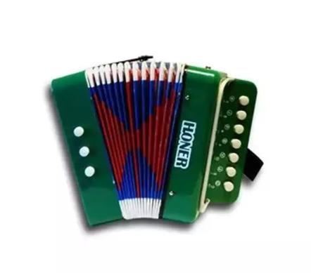 HONER B0703-GR 8 BAS COCUK AKORDIYON YEŞİL