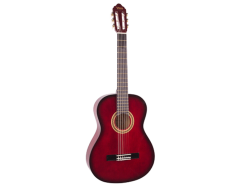 VALENCİA VC104TRDS KLASİK GİTAR 4/4 KIRMIZI SUNBURST SAP ÇELİKLİ