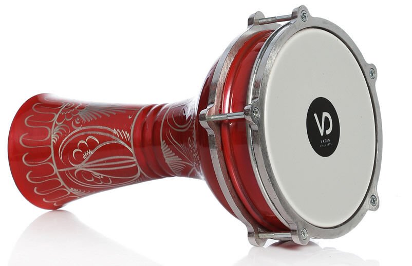 VATAN VD-111K 1 NO ERZİNCAN İŞLEMELİ DARBUKA KIRMIZI