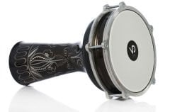 VATAN 114 SİYAH ERZİNCAN İŞLEMELİ 4 NO ALÜMİNYUM DARBUKA