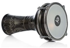 VATAN 112 SİYAH ERZİNCAN İŞLEMELİ ALÜMİNYUM DARBUKA