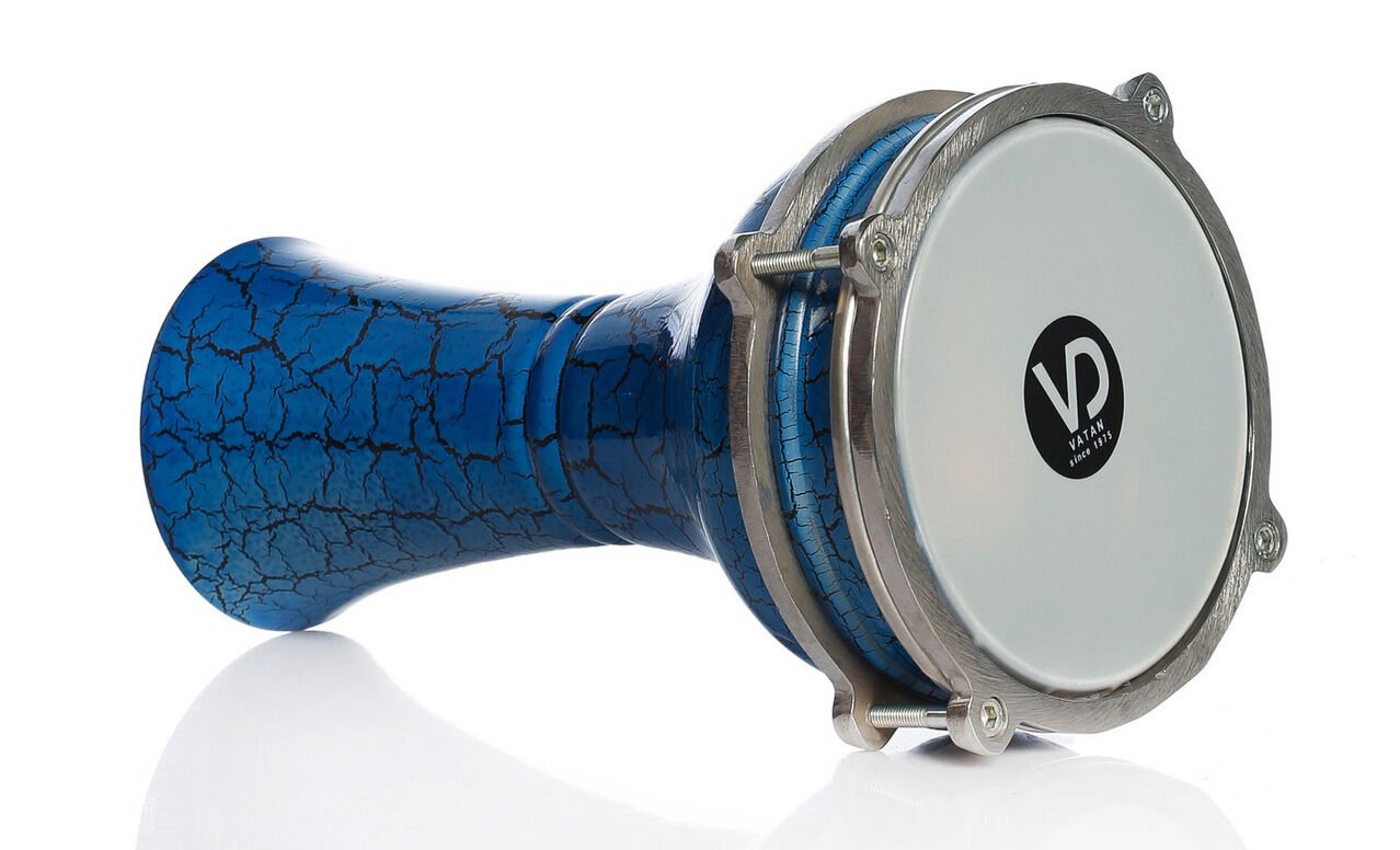 VATAN 141 MAVİ 1 NO ALÜMİNYUM ÇATLAK BOYALI DARBUKA