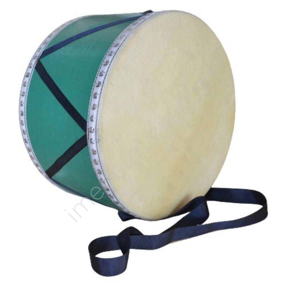 ACD-30HH-GR ÇOCUK DAVULU YEŞİL HAYVAN DERİLİ 30 CM + TOKMAK ÇUBUK HEDİYE