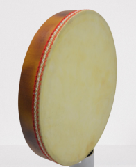 DB42H HAYVAN DERİLİ AHŞAP BENDİR HALKALI ERBANE 42 CM