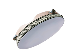 CAG-45Z ZİLLİ BENDİR GİZLİ AKORTLU AKGÜRGEN KASA PLASTİK DERİLİ 45 CM