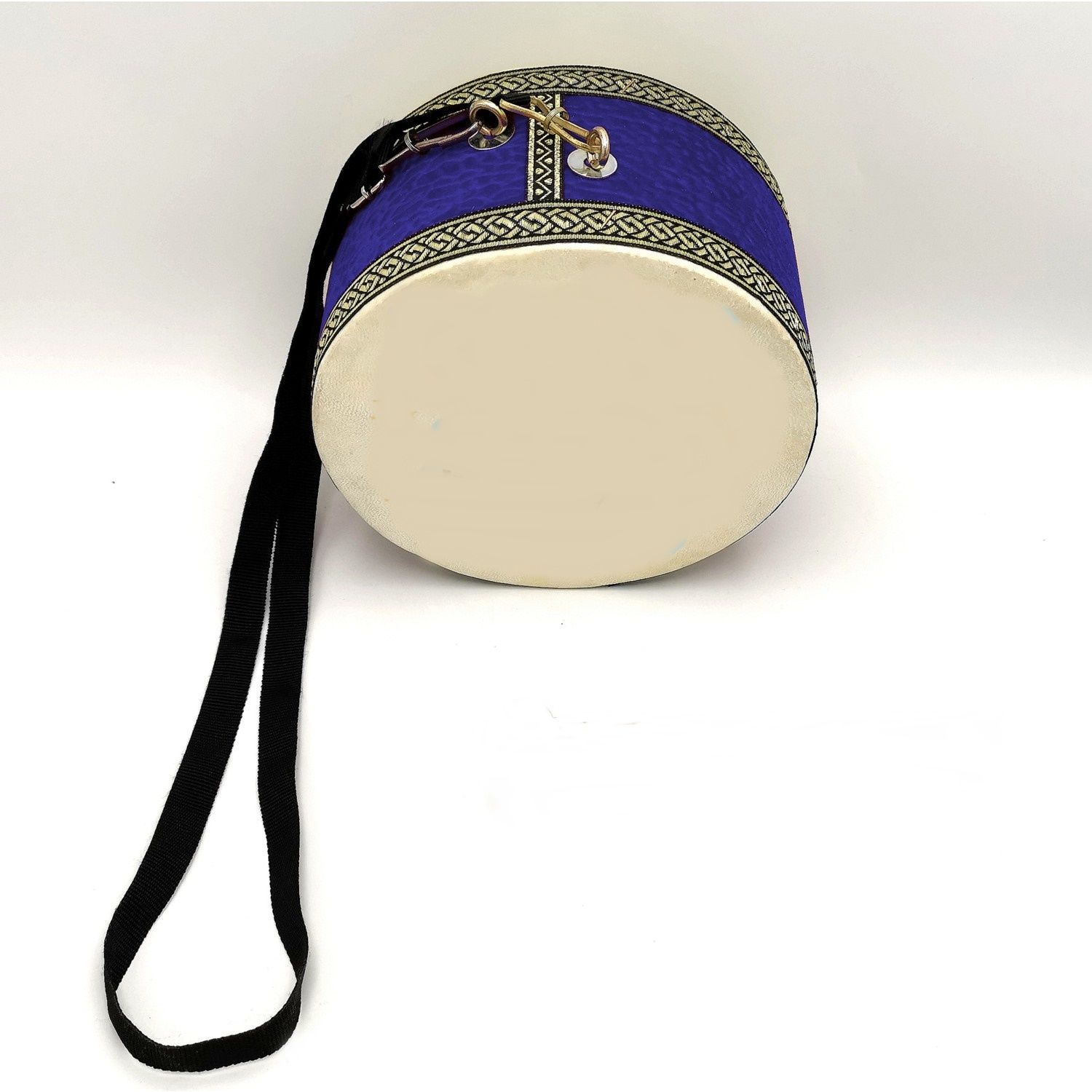 İMECE DC18M ÇOCUK DAVULU MAVİ HAYVAN DERİLİ 18 CM TOKMAK ÇUBUK HEDİYE