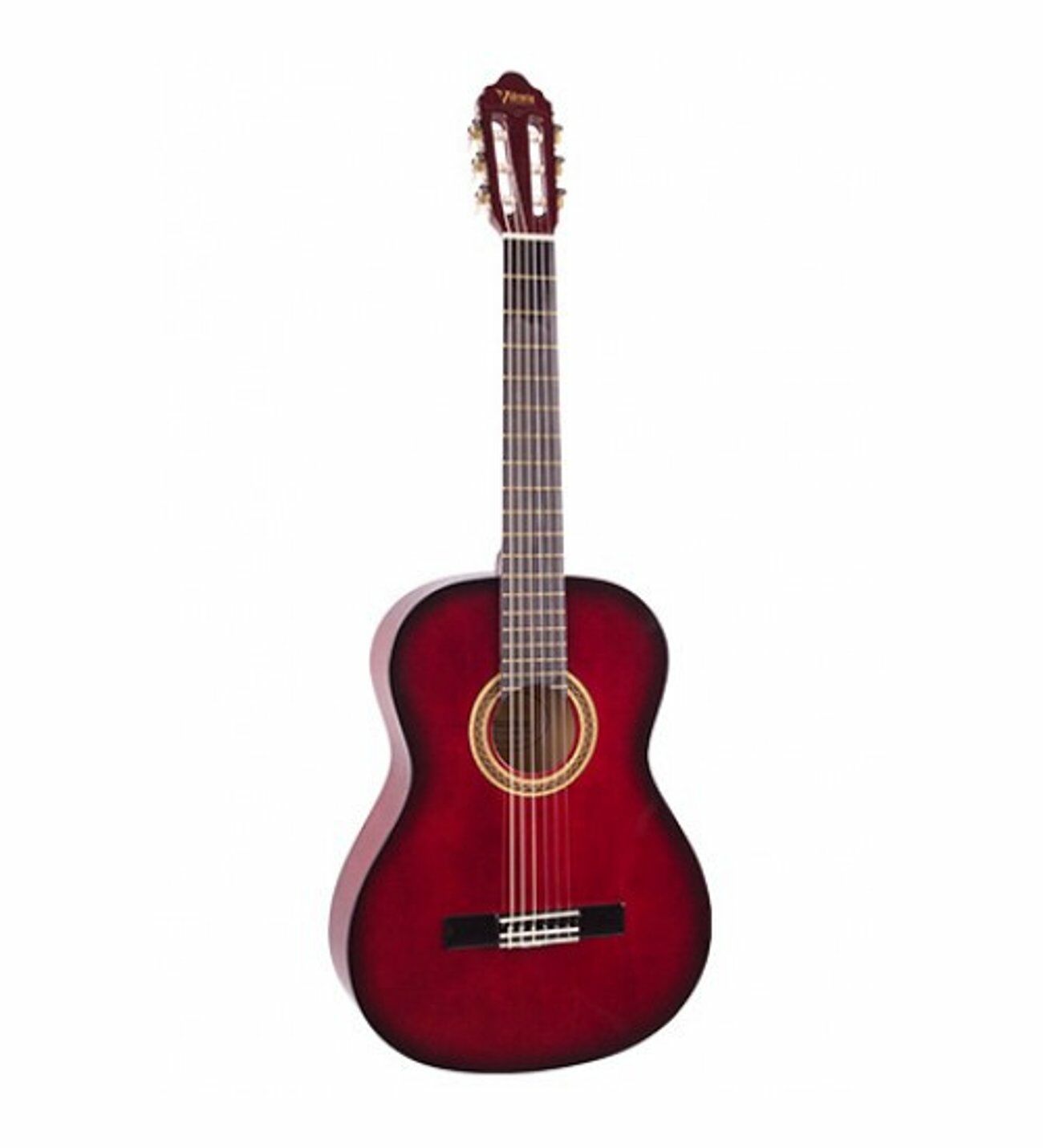 VALENCİA VC103TRDS KLASİK GİTAR SAP ÇELİKLİ 3/4 KIRMIZI SUNBURST