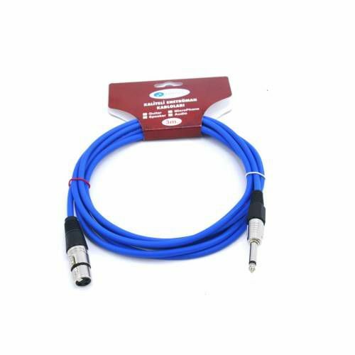 İMECE MMC3XP BL MİKROFON KABLOSU ÇİVİ 3 METRE MAVİ