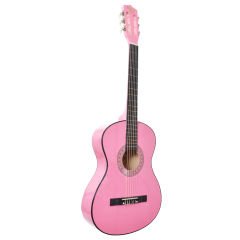 MRC275PNK 4/4 Klasik Gitar Pembe Kılıflı