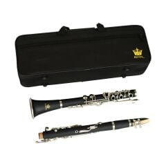 KİNG SOL KLARNET GÜMÜŞ KAPLAMA 4 YÜZÜK TÜRK KLARNETİ