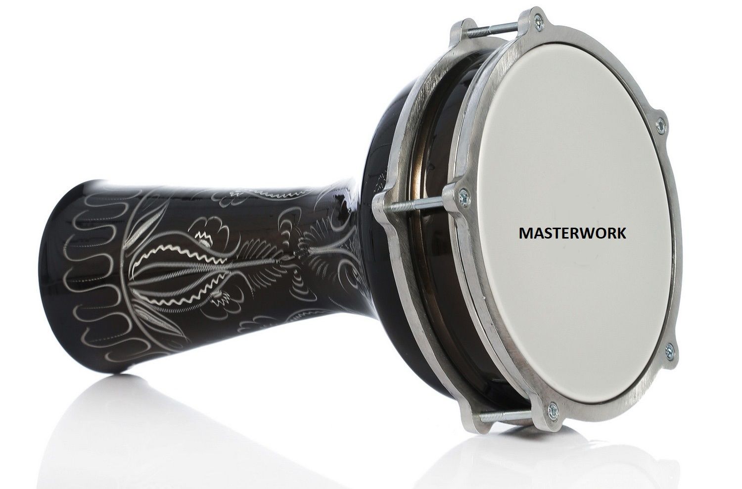 MASTERWORK 3 NO ERZİNCAN İŞLEMELİ SİYAH DARBUKA