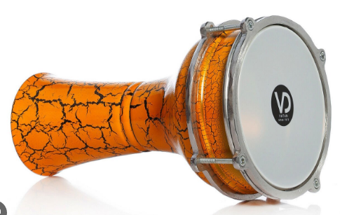 VD-144S VATAN 4 NO ÇATLAK BOYA DARBUKA SİYAH-SARI