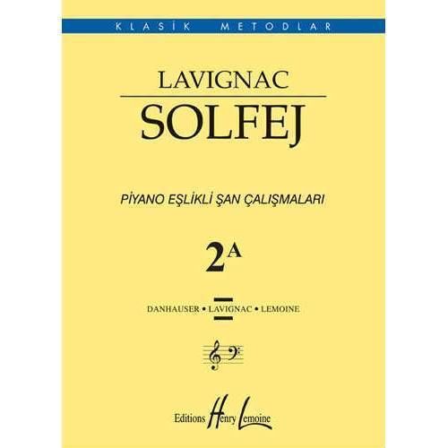 049-PMEM3860 LAVİGNAC SOLFEJ PİYANO EŞLİKLİ ŞAN ÇALIŞMALARI 2A