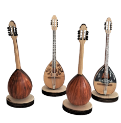 MÜZİK ALETLERİ BİBLOLARI BÜYÜK BOY MASA TİP BUZUKİ