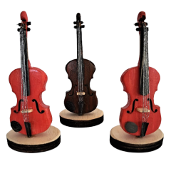 MÜZİK ALETLERİ BİBLOLARI BÜYÜK BOY MASA TİP KEMAN