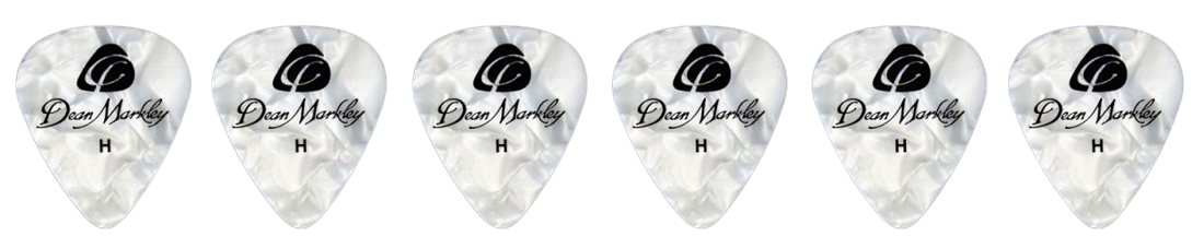 DEAN MARKLEY 33366 WHİTE PEARL HEAVY 1 MM 6 ADET PENA