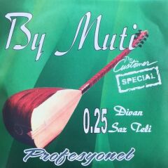 BY MUTİ MT-25 DİVAN TELİ 0.25 BEYAZ BAM BAMLI