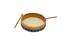 İMECE FIS-001 ORJİNAL DERİ EL DAVULU RİTİM DAVULU 22 CM