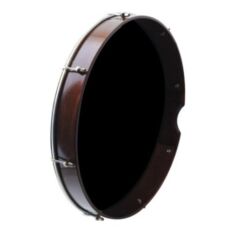 PROFESYONEL MİTELLO BENDİR 45 CM CAM DERİ SİYAH ÇİFT KAT KILIF HEDİYE